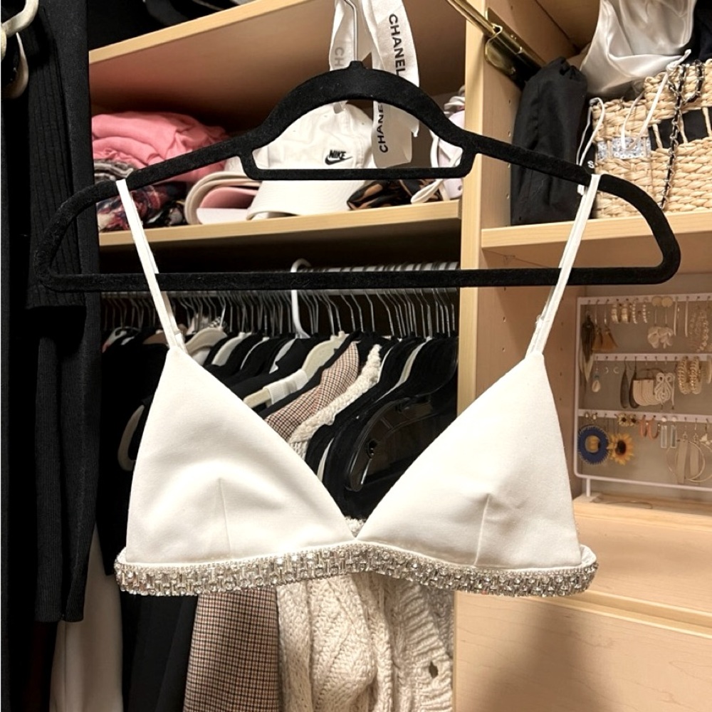 Retrofete Embellished Bralette